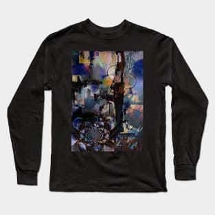 Glitch art effect Long Sleeve T-Shirt